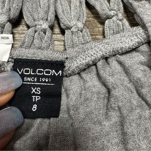 Volcom Grey Mini Dress Size XS - Picture 6 of 9